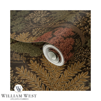 Woodland Trace Rust Wallpaper