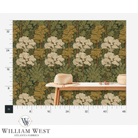 Woodland Trace Olive Wallpaper