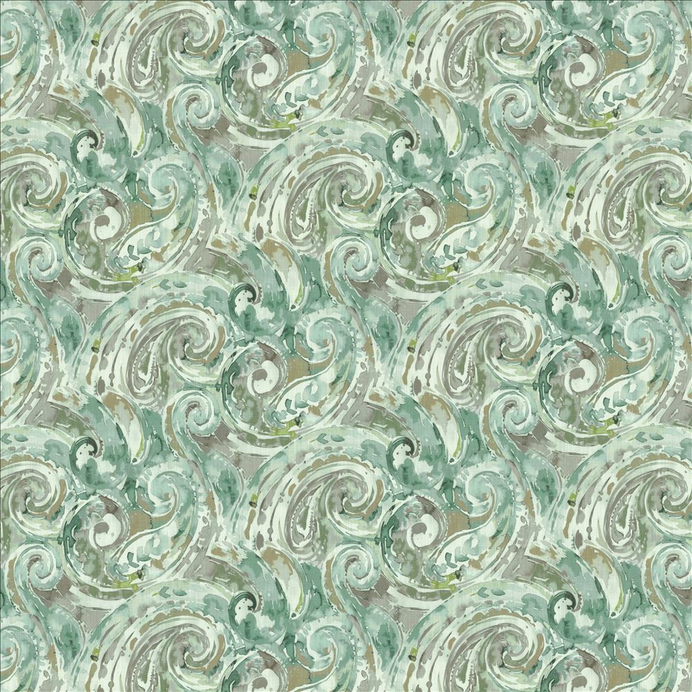 Abstract Paisley - Seaspray