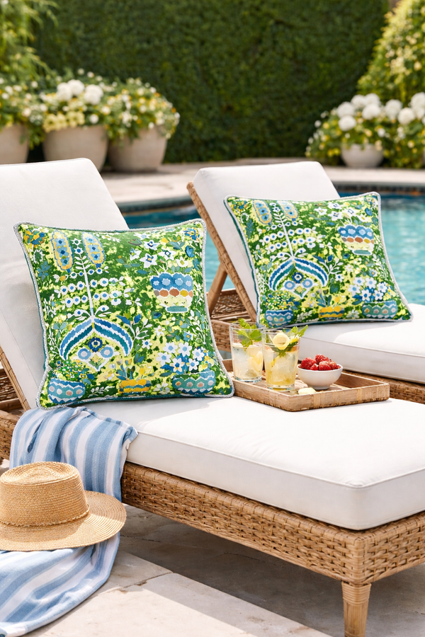William West Designs Sunbeam Granny Apple Fabric | Atlanta Fabrics