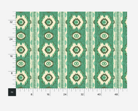 William West Designs Tidewater Ikat Green Fabric | Atlanta Fabrics