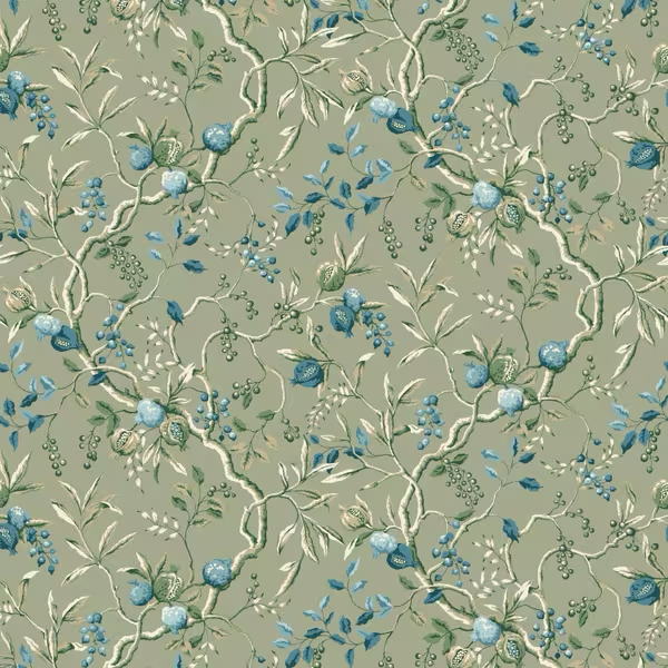 BASSETT MCNAB W7855 Ariel 5 Pear Wallpaper | Atlanta Fabrics