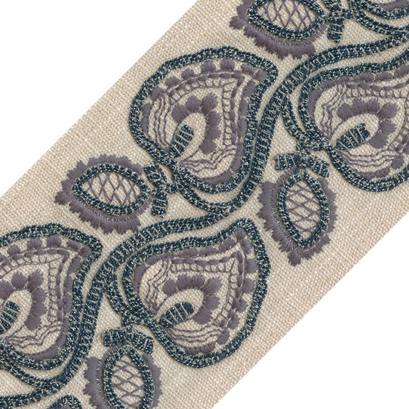 Europatex Fort-Alezas Estense Ink Trim | Atlanta Fabrics