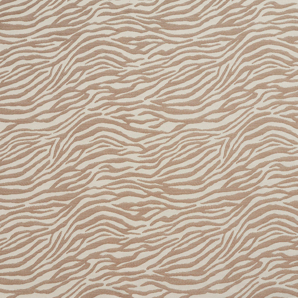 Charlotte Fabrics 1590 Zebra/Taupe Fabric | Atlanta Fabrics