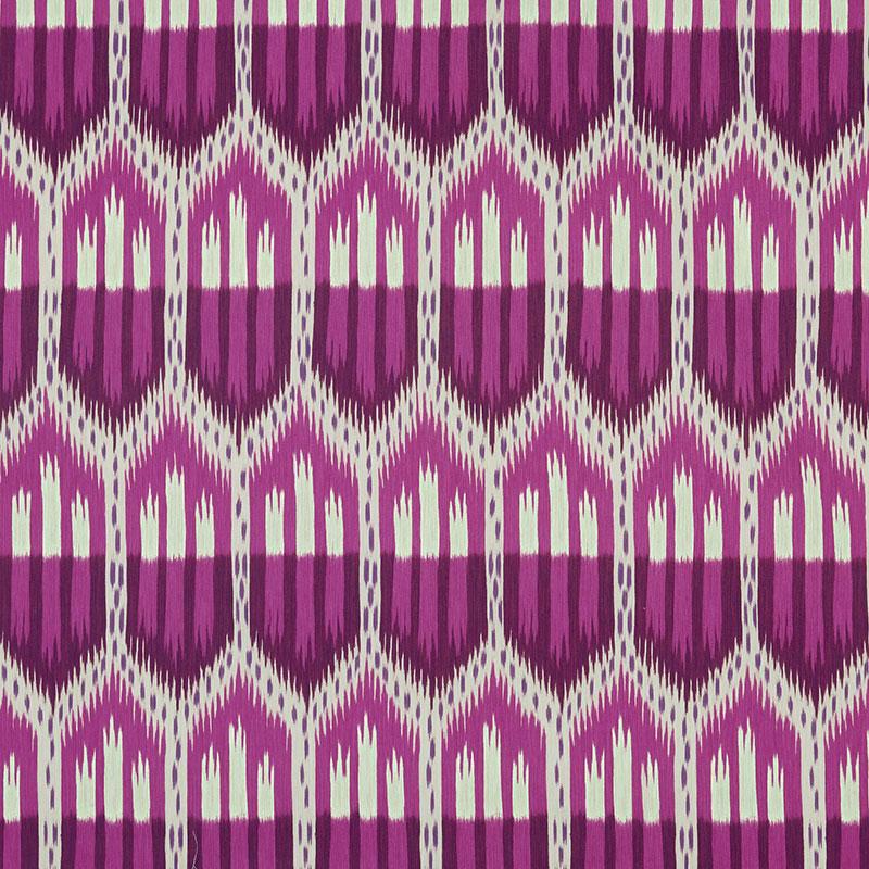 BUKHARA IKAT FUCHSIA FABRIC