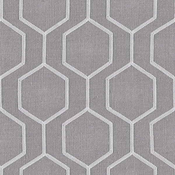 Europatex Socrates Hexagono Chinchilla Fabric | Atlanta Fabrics