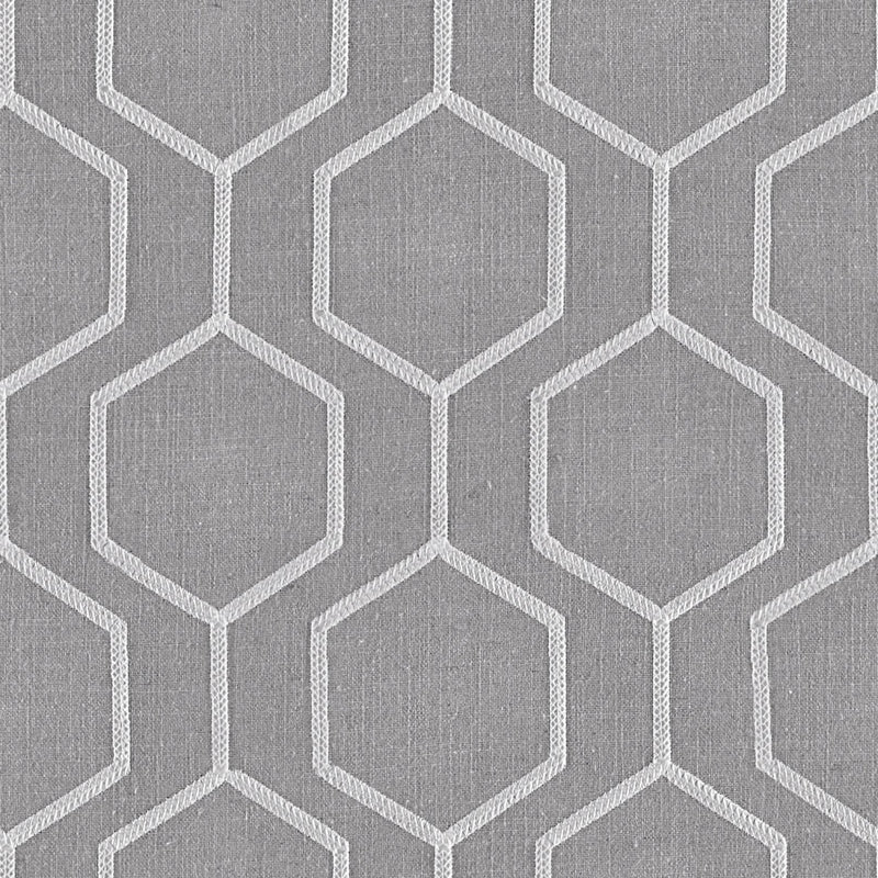 Europatex Socrates Hexagono Chinchilla Fabric | Atlanta Fabrics