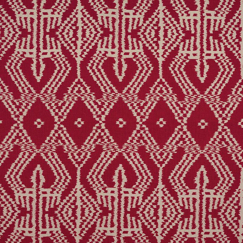 ASAKA IKAT RED FABRIC