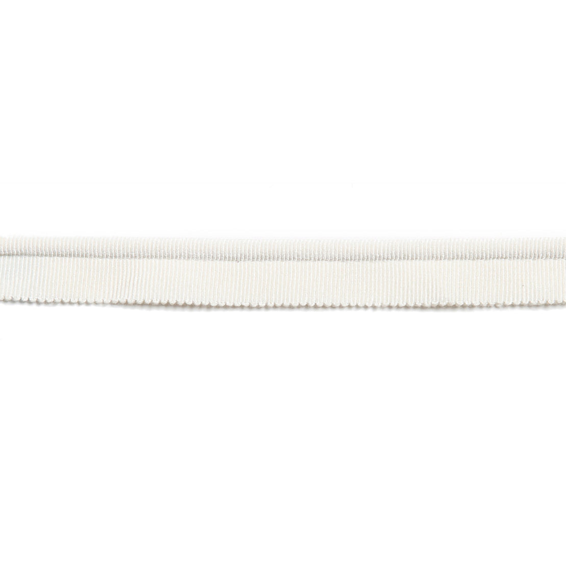 Hellenic Key Grosgrain Lip Cord White