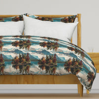 Atlanta Fabrics Bywater Aqua Fabric | Atlanta Fabrics