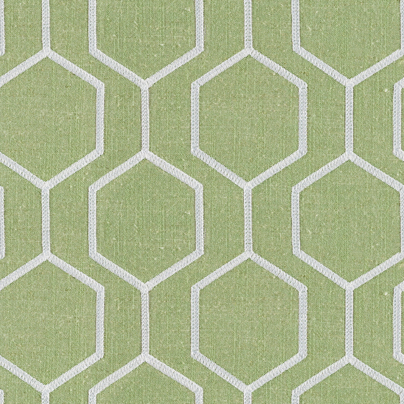 Europatex Socrates Hexagono Elm Fabric | Atlanta Fabrics