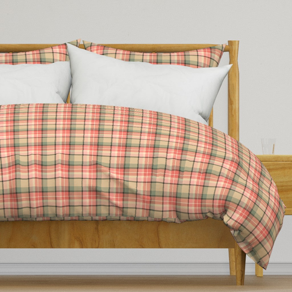 Atlanta Fabrics My One Mission Plaid Rose Fabric | Atlanta Fabrics