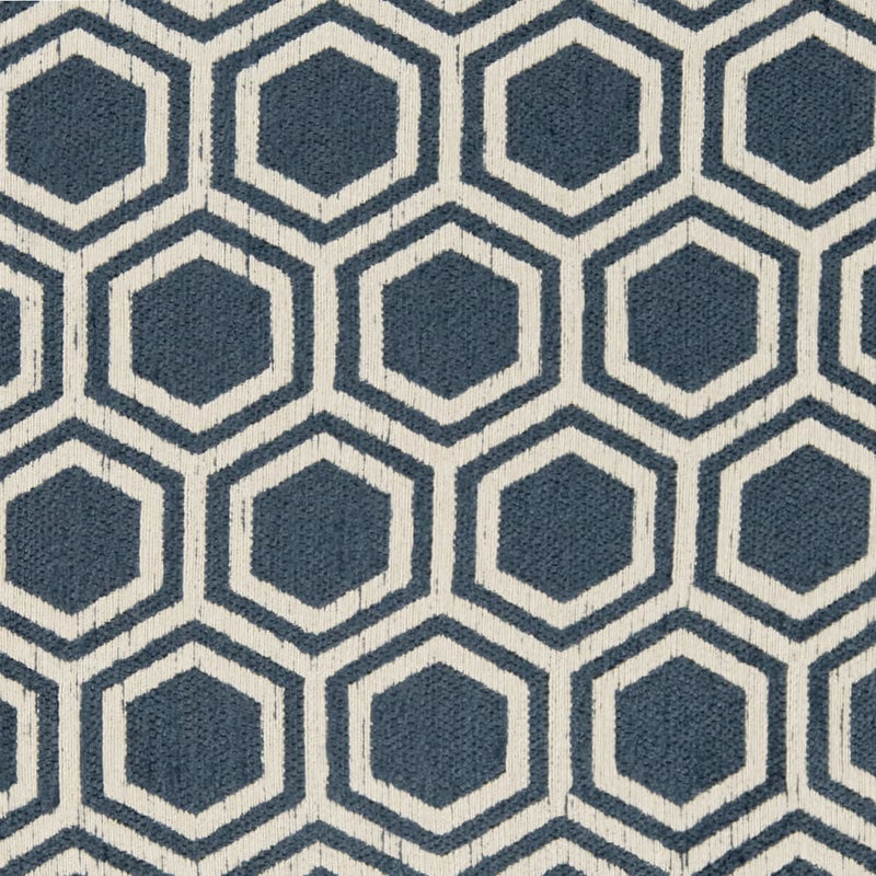 Charlotte Fabrics D1636 Indigo  | Atlanta Fabrics