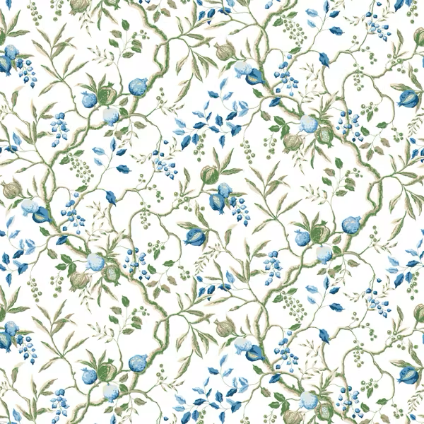 BASSETT MCNAB W7855 Ariel 6 Delft Wallpaper | Atlanta Fabrics