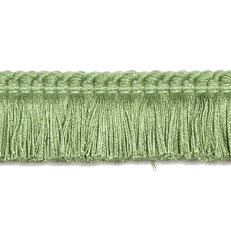 Europatex Hellenic Key Brushed Fringe Kiwi Fabric | Atlanta Fabrics