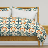 Atlanta Fabrics Gemini Bay Blue Spruce Fabric | Atlanta Fabrics