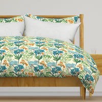 Atlanta Fabrics Belmont Park Aqua Fabric | Atlanta Fabrics