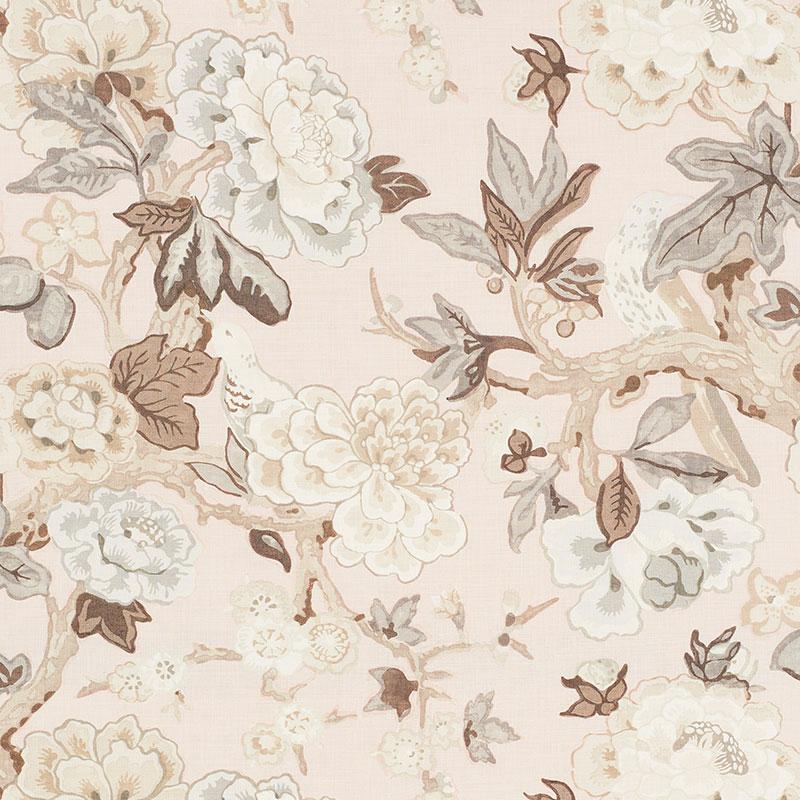 BERMUDA BLOSSOMS BLUSH FABRIC