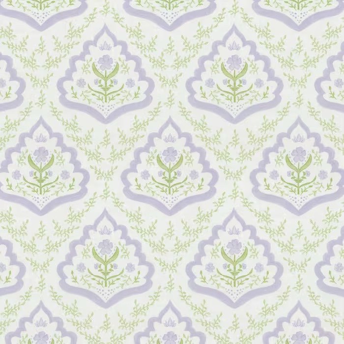 7842 FLORAL PAISLEY 4 LILAC