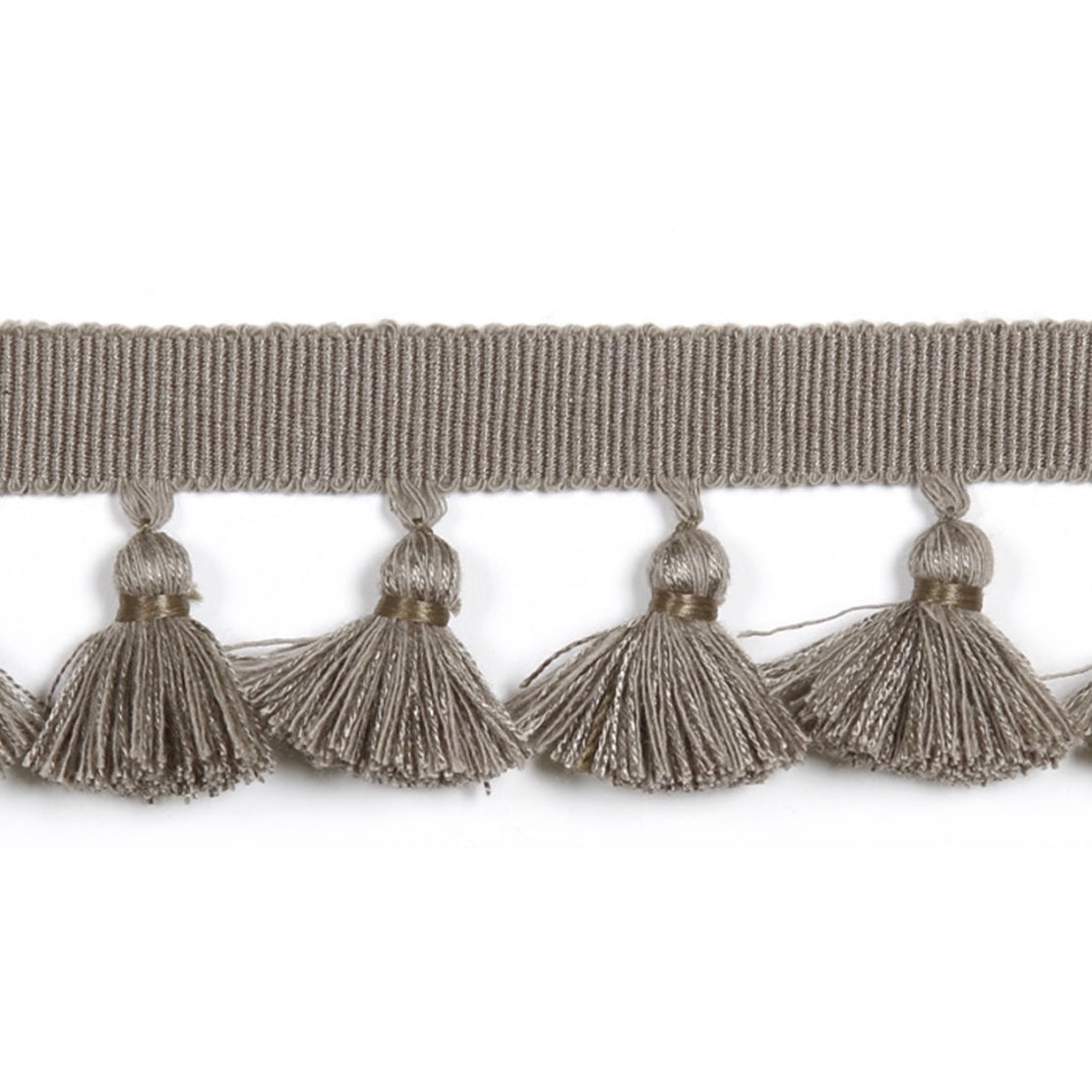 Hellenic Key Tassel Fringe Slate