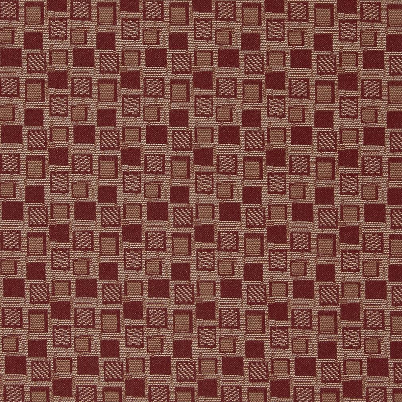Charlotte Fabrics D928 Squares/Spice Fabric | Atlanta Fabrics