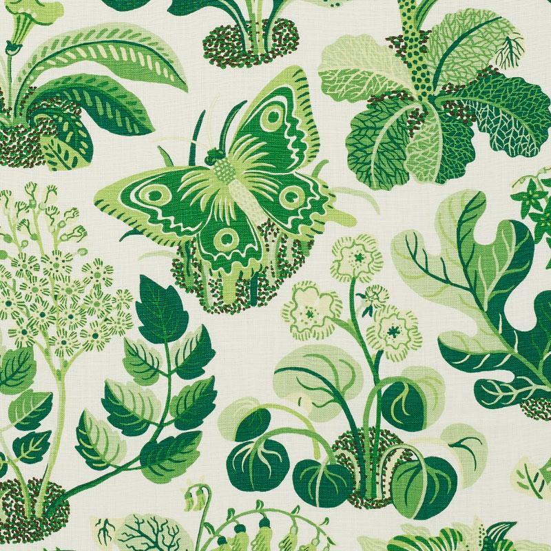 EXOTIC BUTTERFLY LEAF FABRIC