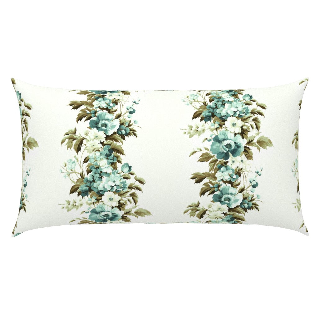 Atlanta Fabrics Olmstead Park Teal Fabric | Atlanta Fabrics
