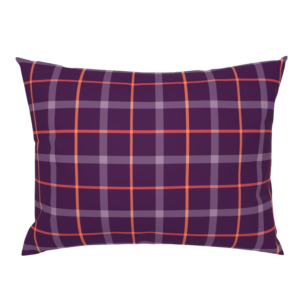 Limerick Plaid Eggplant