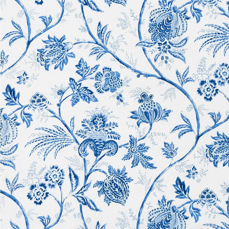 CHINOISERIE VINE COBALT FABRIC