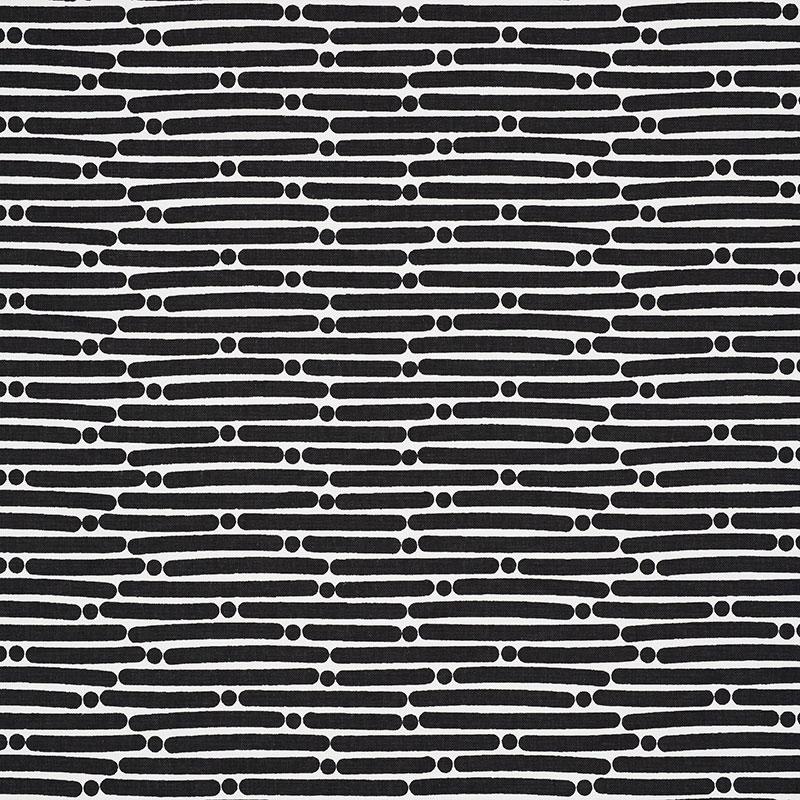 DOT DASH BLACK FABRIC