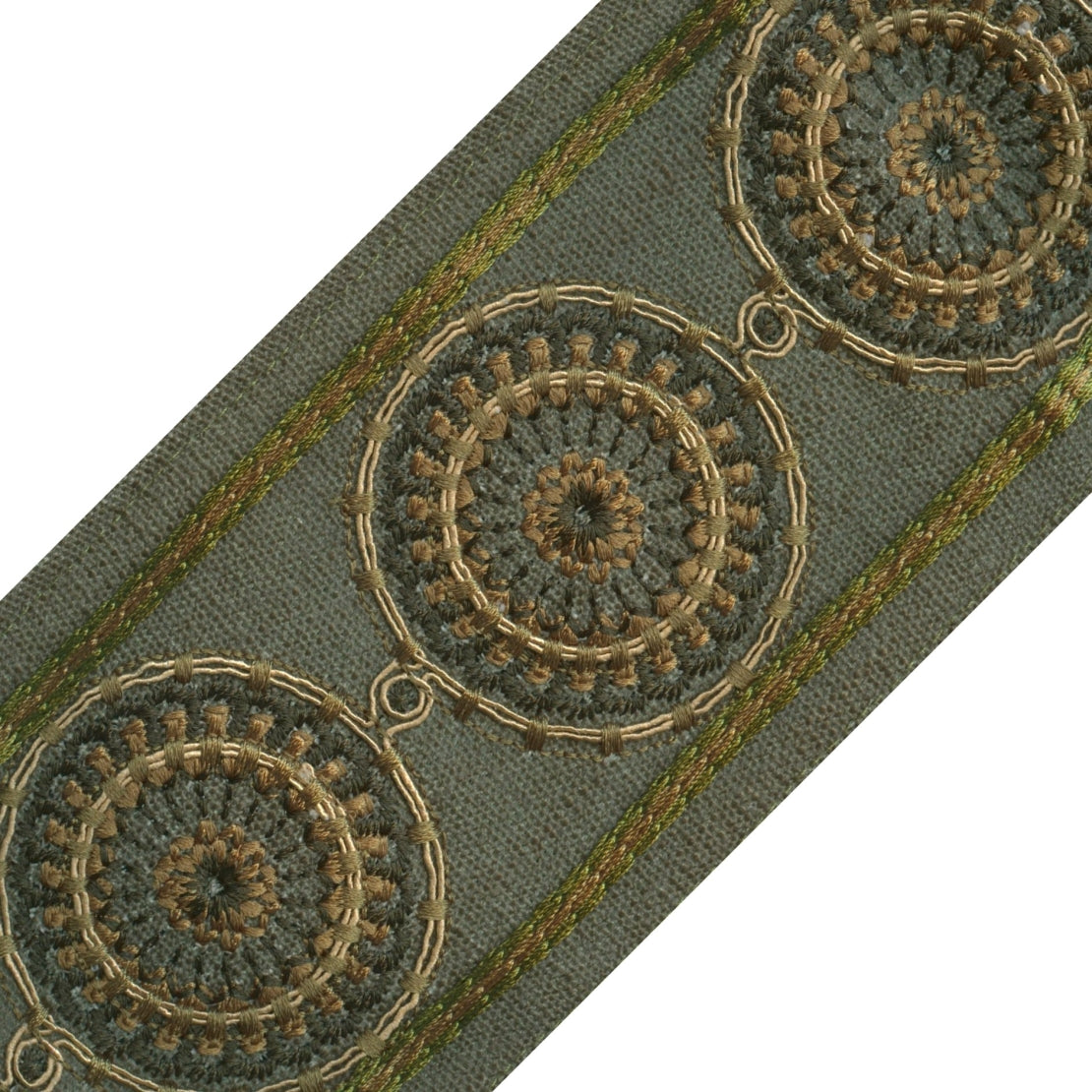 Europatex Fort-Alezas San Marcos Emerald Trim | Atlanta Fabrics