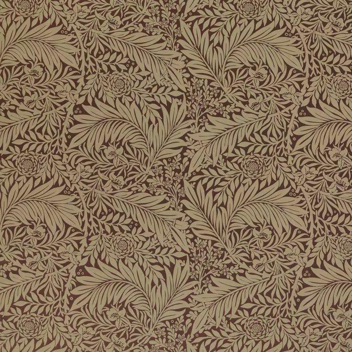 William Morris At Home 7876 LARKSPUR WOVEN 1 MERLOT Fabric | Atlanta Fabrics