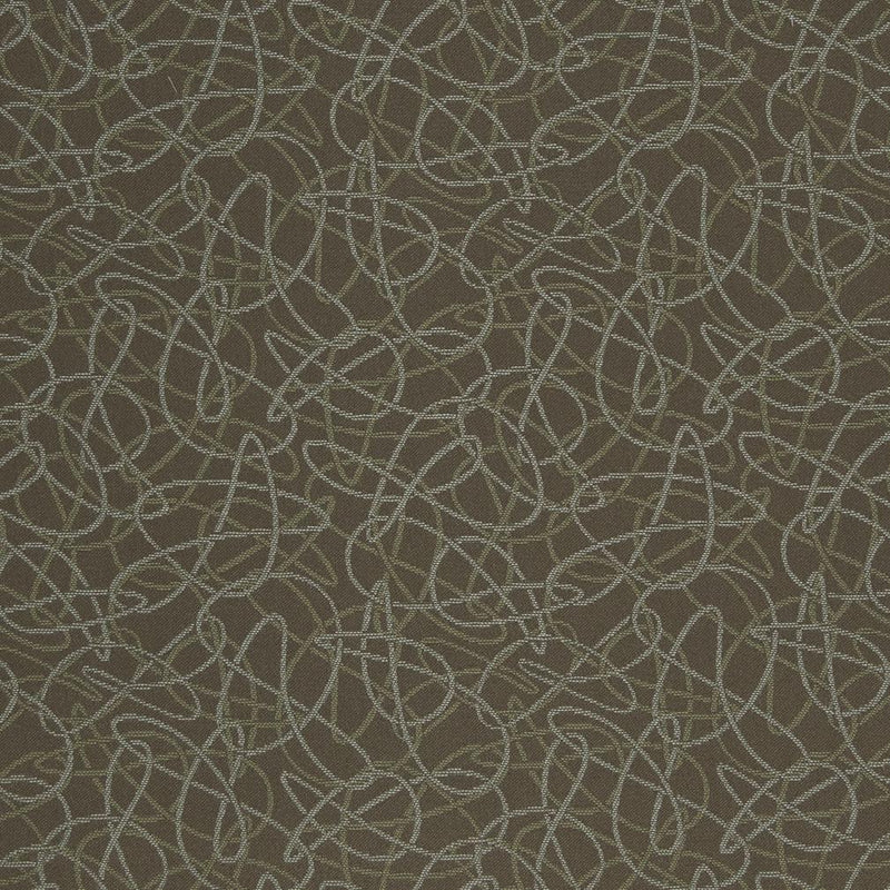 Charlotte Fabrics D931 Squiggles/Chocolate Fabric | Atlanta Fabrics