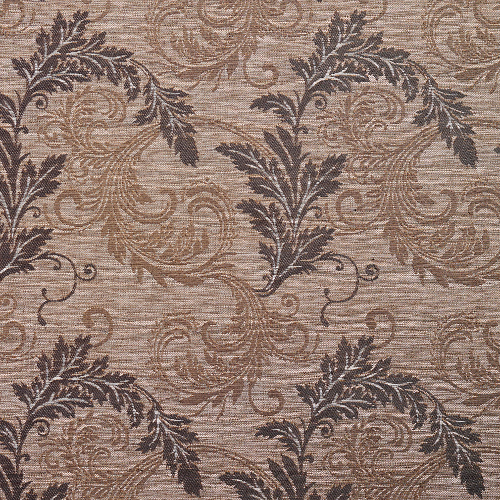 Charlotte Fabrics 1662 Sable Leaf Fabric | Atlanta Fabrics