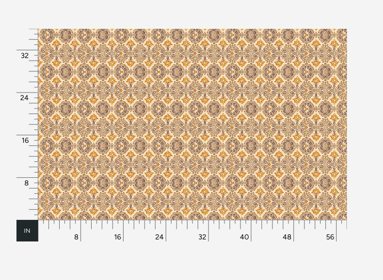 Atlanta Fabrics Beaty Coffee Fabric | Atlanta Fabrics