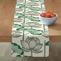 Atlanta Fabrics Sacred Nile Lotus Grey Fabric | Atlanta Fabrics