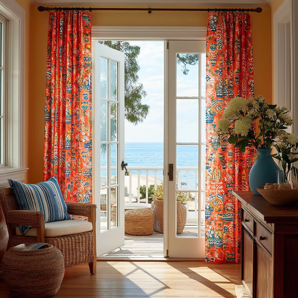 William West Designs Sunbeam Watermellon Fabric | Atlanta Fabrics