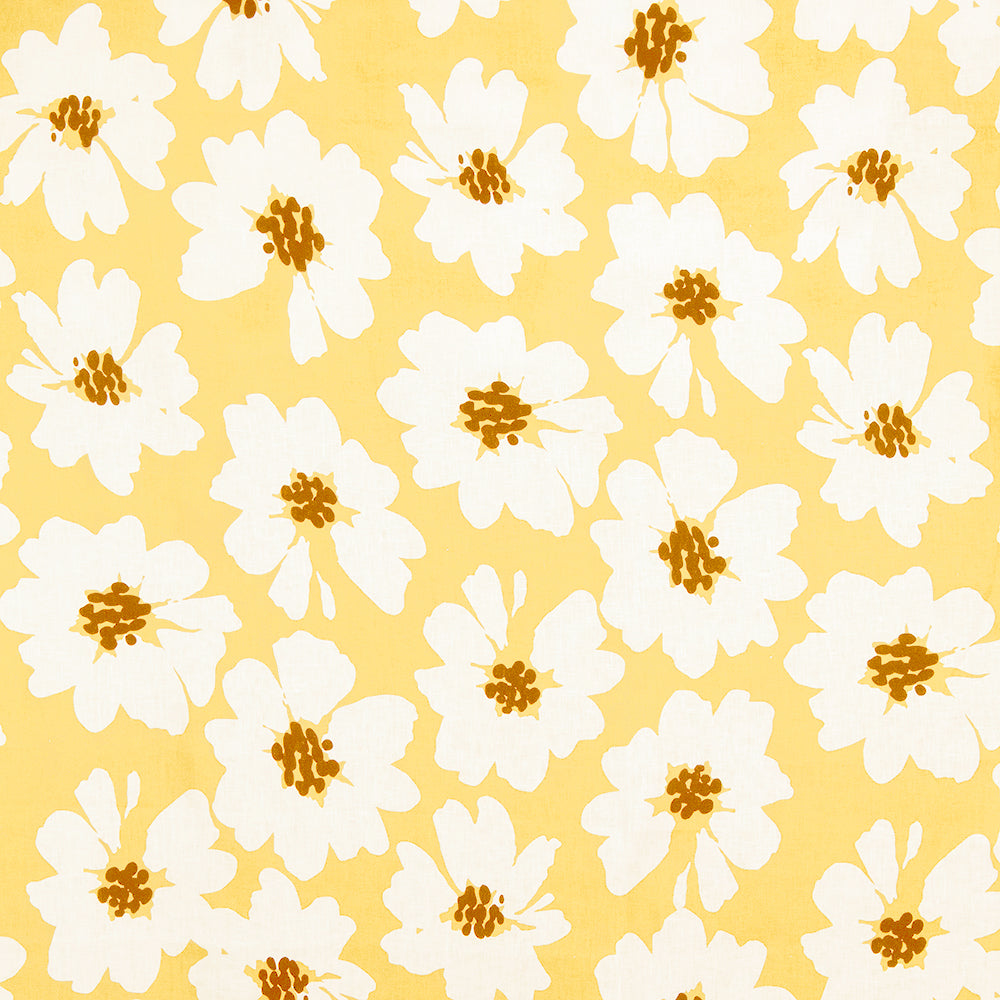 Carole Daisy Field Butter Cup Fabric | Atlanta Fabrics