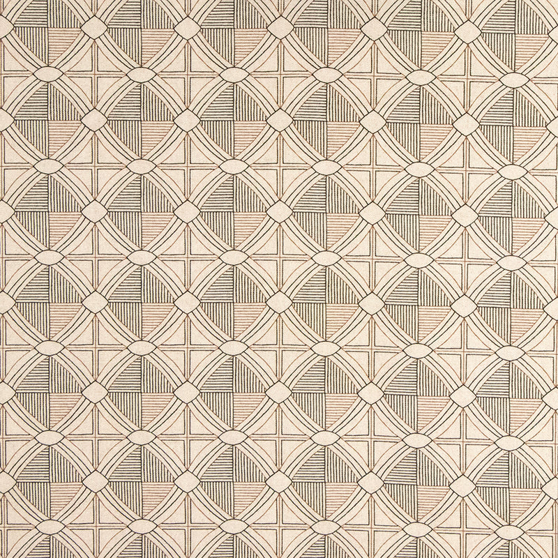 Carole Lantana Walnut Fabric | Atlanta Fabrics