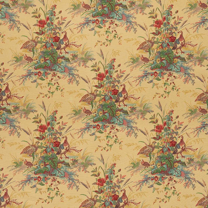 QUAIL MEADOW  SPRING  FABRIC