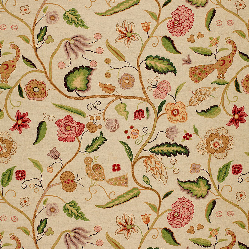 APSLEY VINE  ROSE  FABRIC