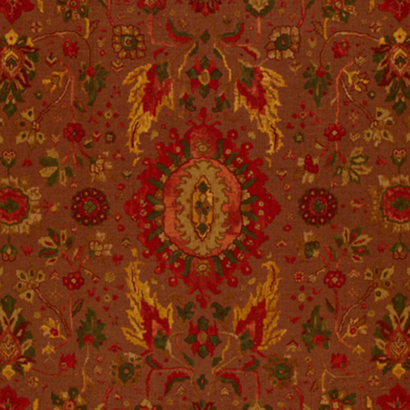 JAHANARA CARPET  SPICE BROWN  FABRIC