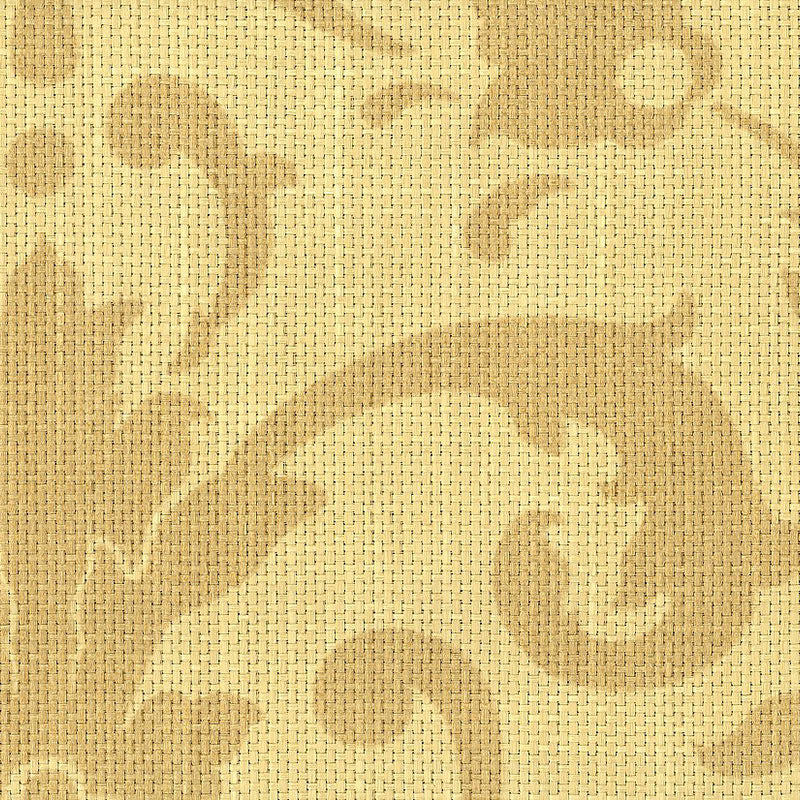 LINWOOD RAFFIA DAMASK  STRAW  FABRIC