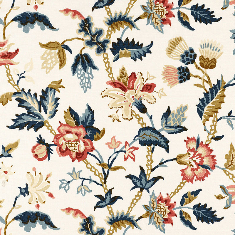 ALANA FLORAL VINE  DOCUMENT  FABRIC