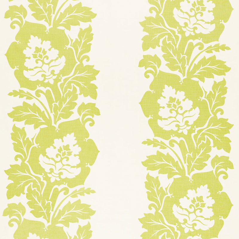 MARGATE DAMASK PRINT  APPLE  FABRIC