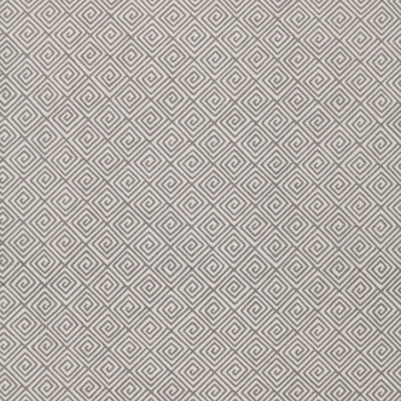 GREEK KEY  SMOKE  FABRIC