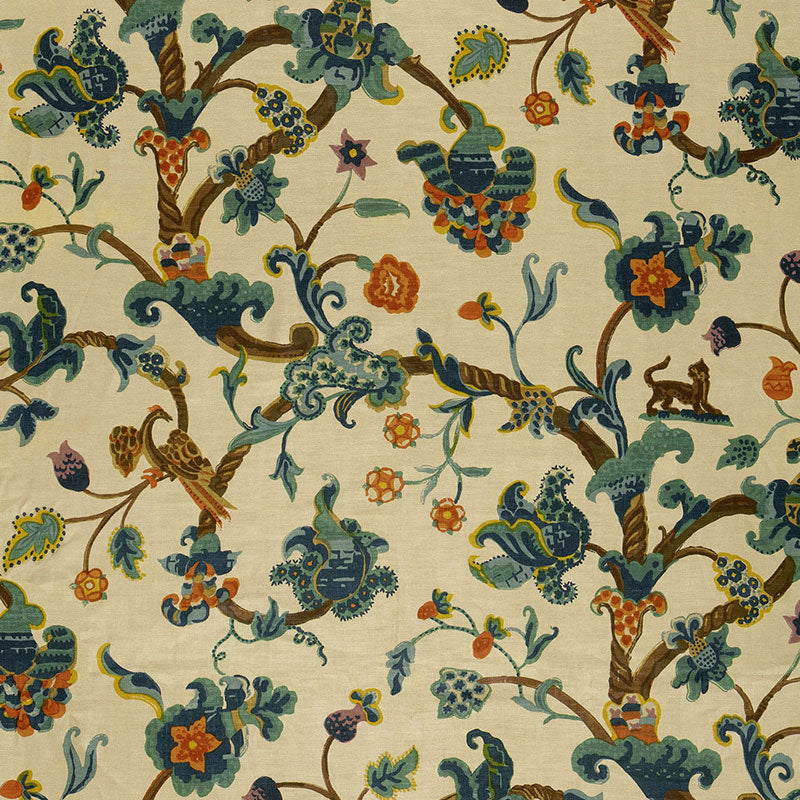 EASTBURY MANOR PRINT  TAPESTRY  FABRIC