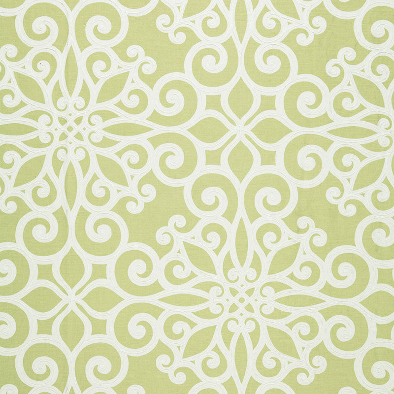 Rosegate Embroidered Print CHARTREUSE