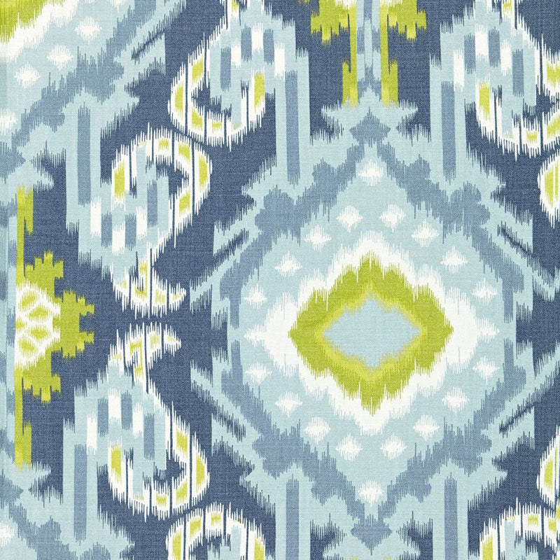 KIRIBATI IKAT PRINT AQUAMARINE