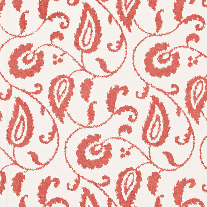 MALACCA IKAT VINE  WATERMELON  FABRIC